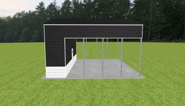 Carport with Storage 28 x 25 x 14 - Image 5