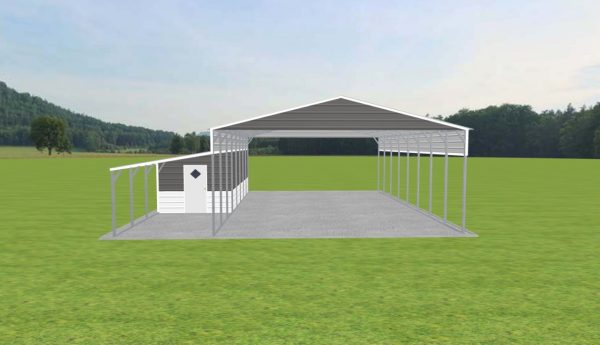 Carport with Storage 26 x 40 x 11 - Image 2