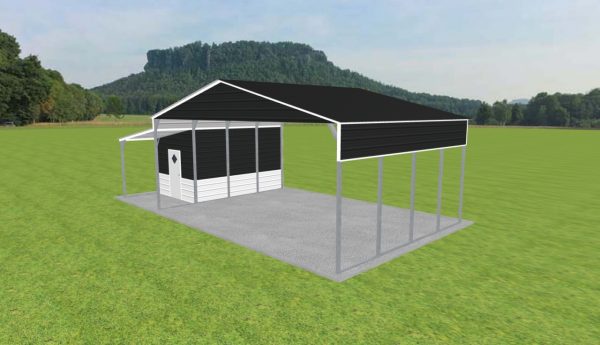 Carport with Storage 28 x 20 x 11 - Image 4