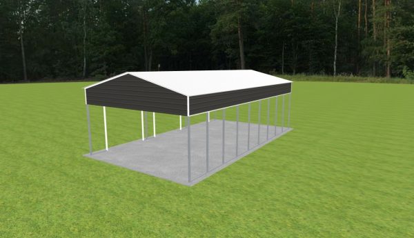 3 Car Carport 24 x 45 x 13 - Image 3