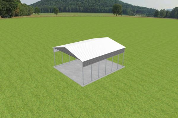 3 Car Carport 26 x 30 x 12 - Image 4