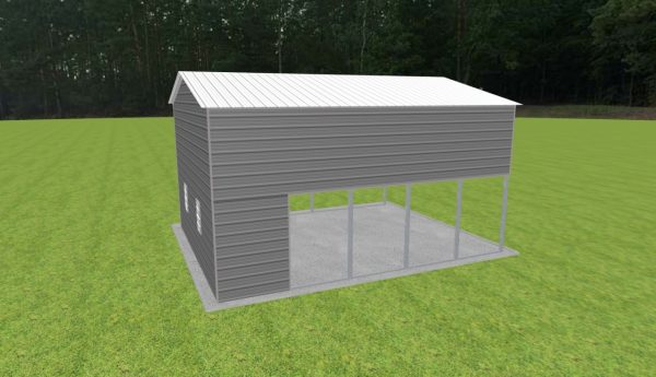 Carport with Storage 20 x 25 x 13 - Image 5