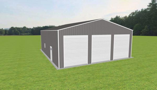 Garage with Lean To 38 x 45 x 14