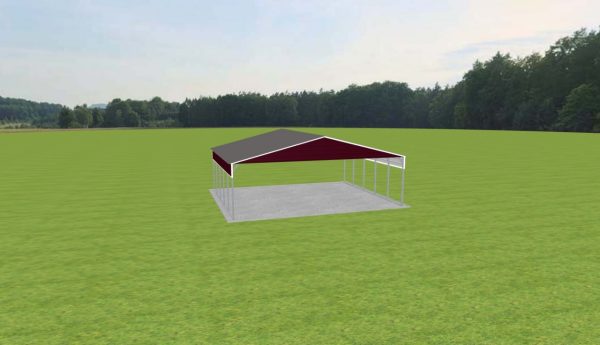 3 Car Carport 30 x 25 x 9 - Image 4