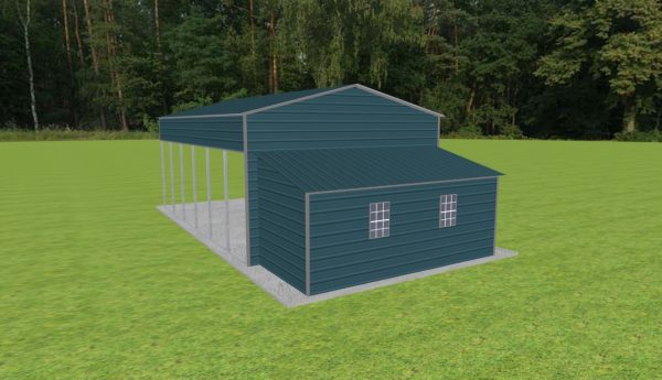 Carport with Storage 20 x 30 x 12 - Image 2