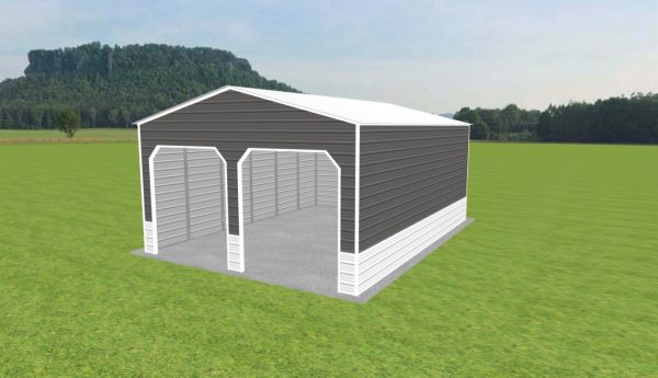 2 Car Carport 22 x 30 x 12