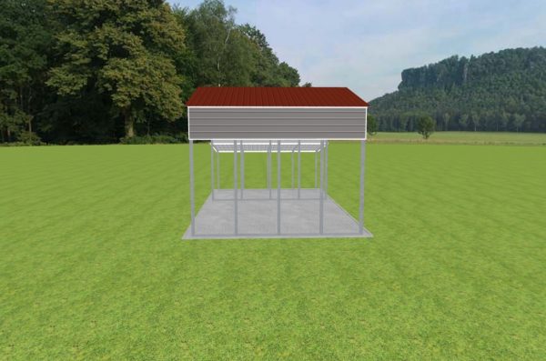 3 Car Carport 26 x 20 x 15 - Image 5