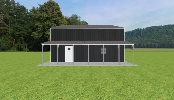 Garage with Lean To 48 x 30 x 14 - Image 2