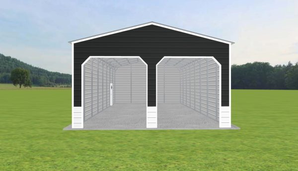 2 Car Carport 22 x 40 x 12 - Image 2