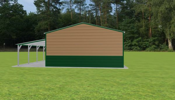 Garage with Lean To 20 x 20 x 9 - Image 5