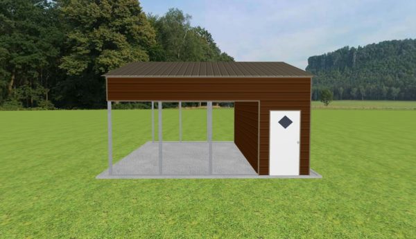 Carport with Storage 24 x 20 x 10 - Image 3