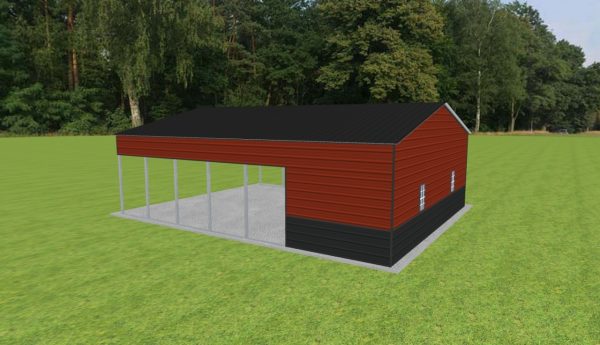 Carport with Storage 28 x 35 x 10 - Image 3