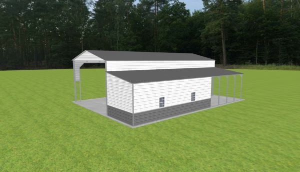 Carport with Storage 24 x 50 x 15 - Image 4