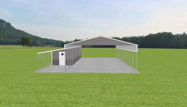 Carport with Storage 26 x 50 x 10 - Image 2