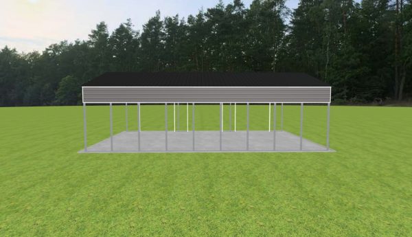 3 Car Carport 30 x 45 x 12 - Image 5