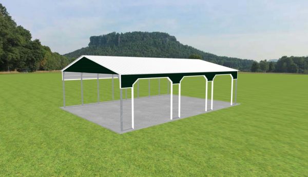 3 Car Carport 28 x 40 x 10