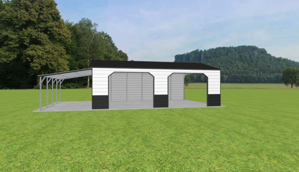 2 Car Carport 22 x 30 x 9 - Image 2