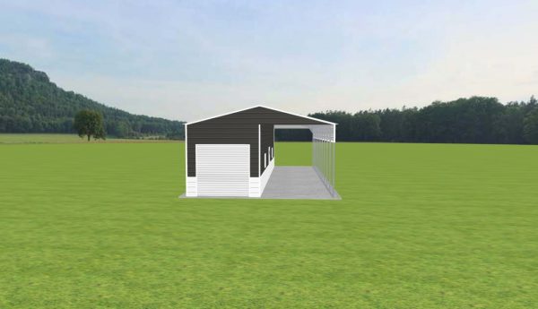 Carport with Storage 22 x 50 x 11 - Image 2