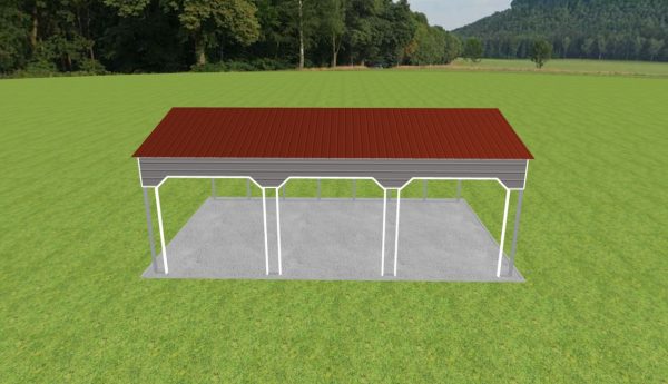 3 Car Carport 22 x 35 x 12 - Image 2