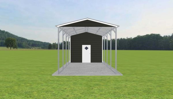 Carport with Storage 12 x 30 x 10 - Image 2