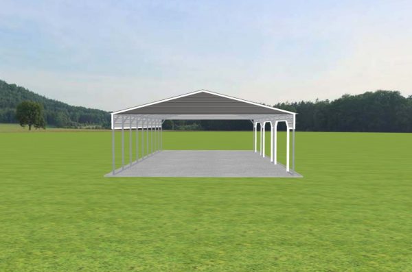 3 Car Carport 26 x 45 x 9 - Image 3