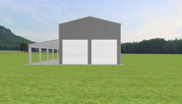 Garage with Lean To 24 x 50 x 16 - Image 3