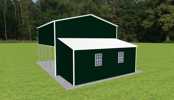 Carport with Storage 20 x 20 x 13 - Image 2