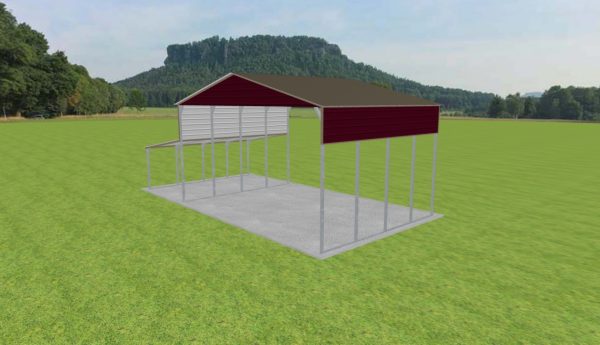 3 Car Carport 28 x 20 x 14 - Image 3