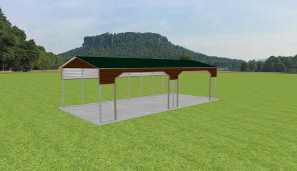 2 Car Carport 18 x 40 x 10