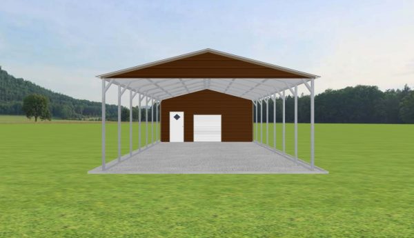 Carport with Storage 20 x 50 x 9 - Image 2