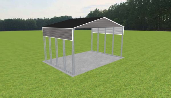 3 Car Carport 30 x 20 x 15