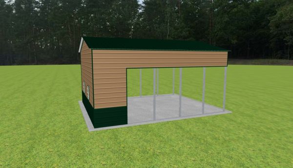 Carport with Storage 20 x 25 x 12 - Image 5