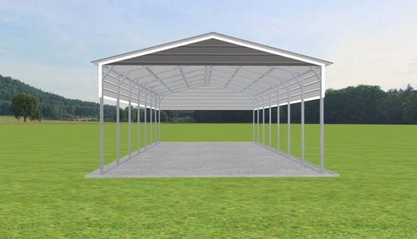 2 Car Carport 20 x 35 x 10 - Image 2