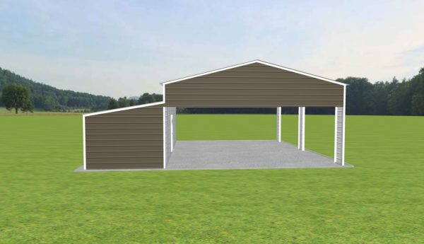 Carport with Storage 24 x 30 x 11 - Image 5