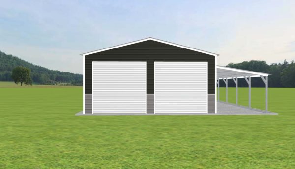 Garage with Lean To 20 x 40 x 9 - Image 3