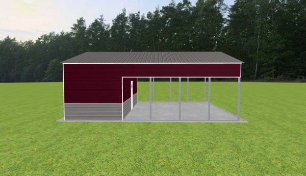 Carport with Storage 26 x 30 x 10 - Image 5