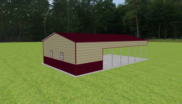 Carport with Storage 22 x 40 x 9 - Image 3