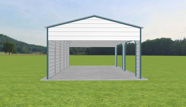 2 Car Carport 18 x 25 x 10 - Image 3