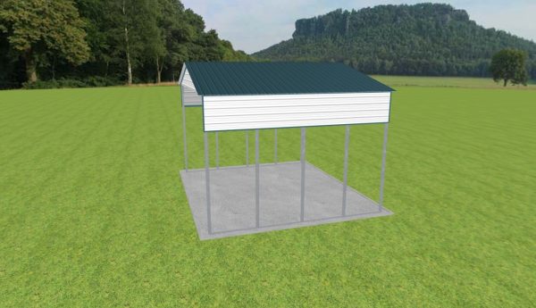 2 Car Carport 24 x 20 x 14 - Image 3