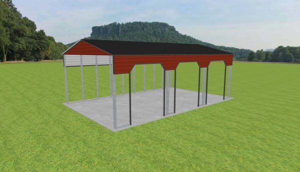 3 Car Carport 28 x 45 x 15