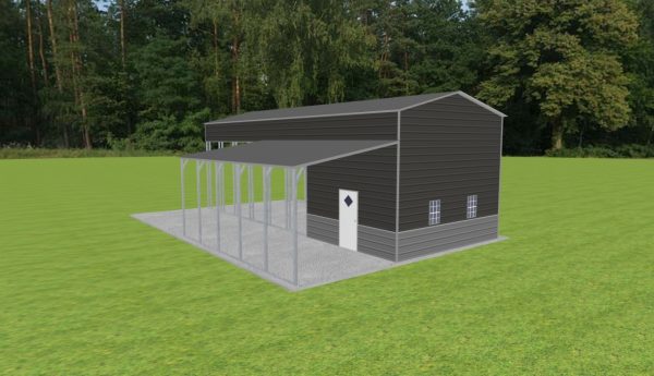 Carport with Storage 18 x 45 x 15 - Image 4