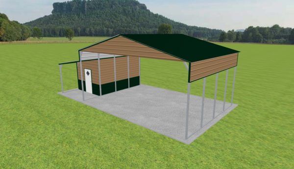 Carport with Storage 28 x 20 x 12 - Image 4