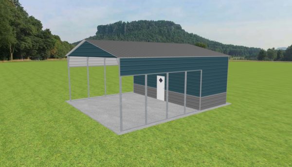 Carport with Storage 26 x 30 x 12