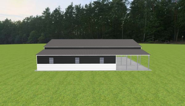 Carport with Storage 30 x 50 x 10 - Image 3