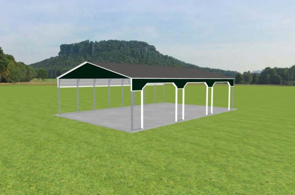 3 Car Carport 26 x 40 x 9