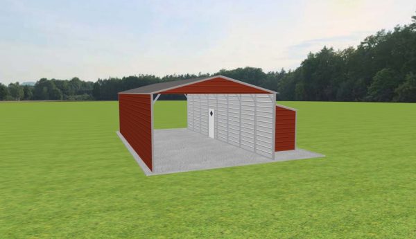 Carport with Storage 18 x 40 x 10 - Image 4