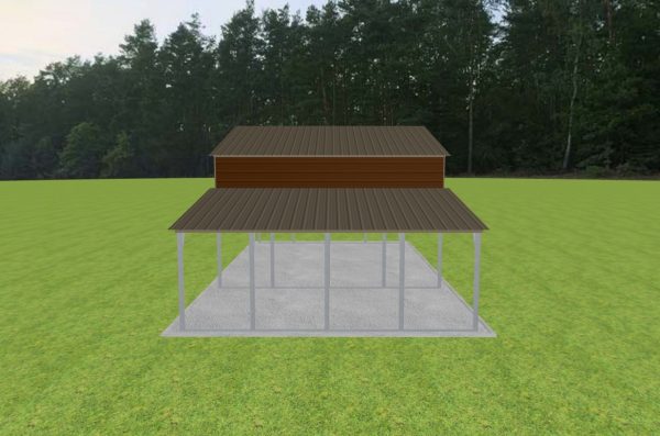 3 Car Carport 26 x 20 x 12 - Image 3