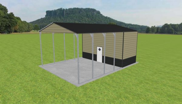 Carport with Storage 22 x 30 x 13