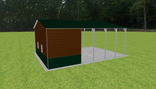 Carport with Storage 22 x 30 x 11 - Image 4