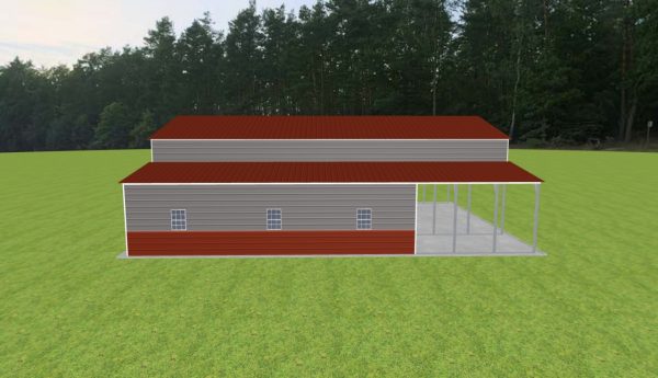 Carport with Storage 28 x 50 x 14 - Image 3